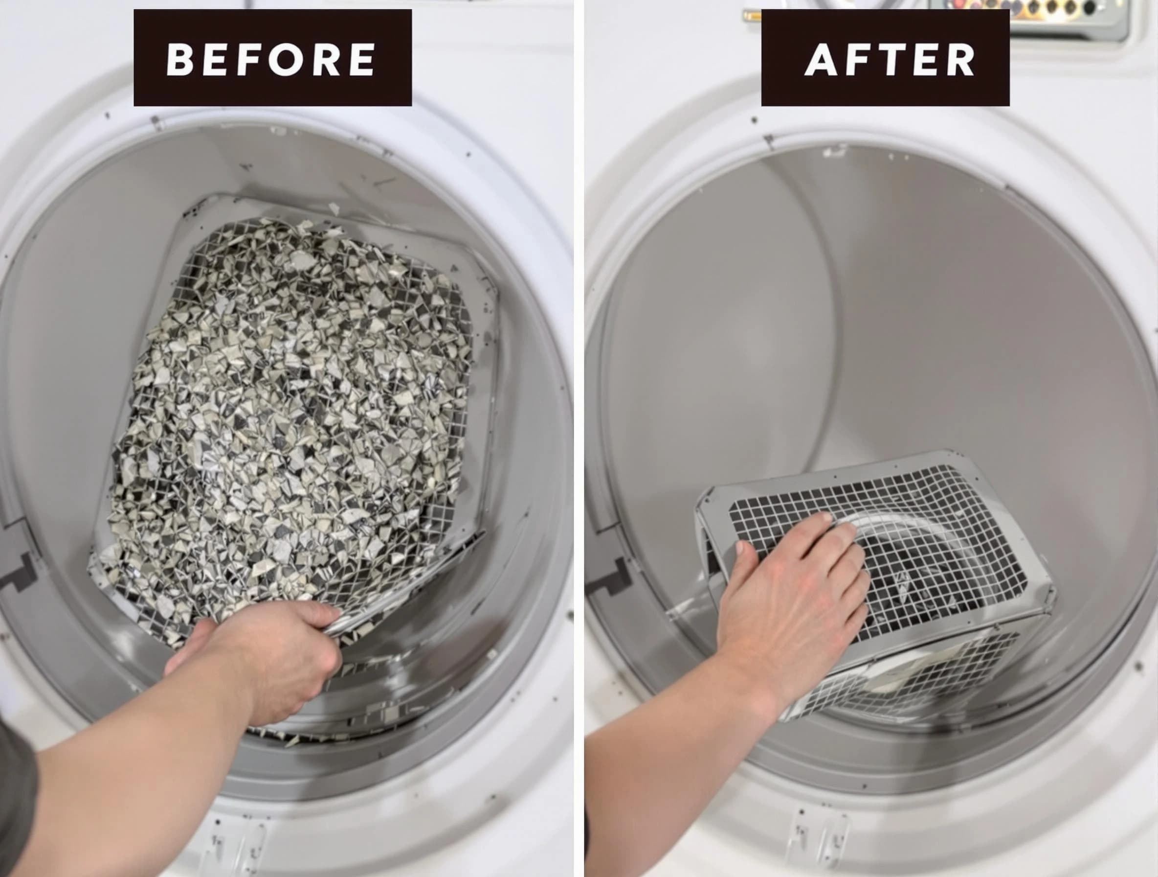 Professional lint trap cleaning by Thornton Dryer Vent Cleaning in Thornton