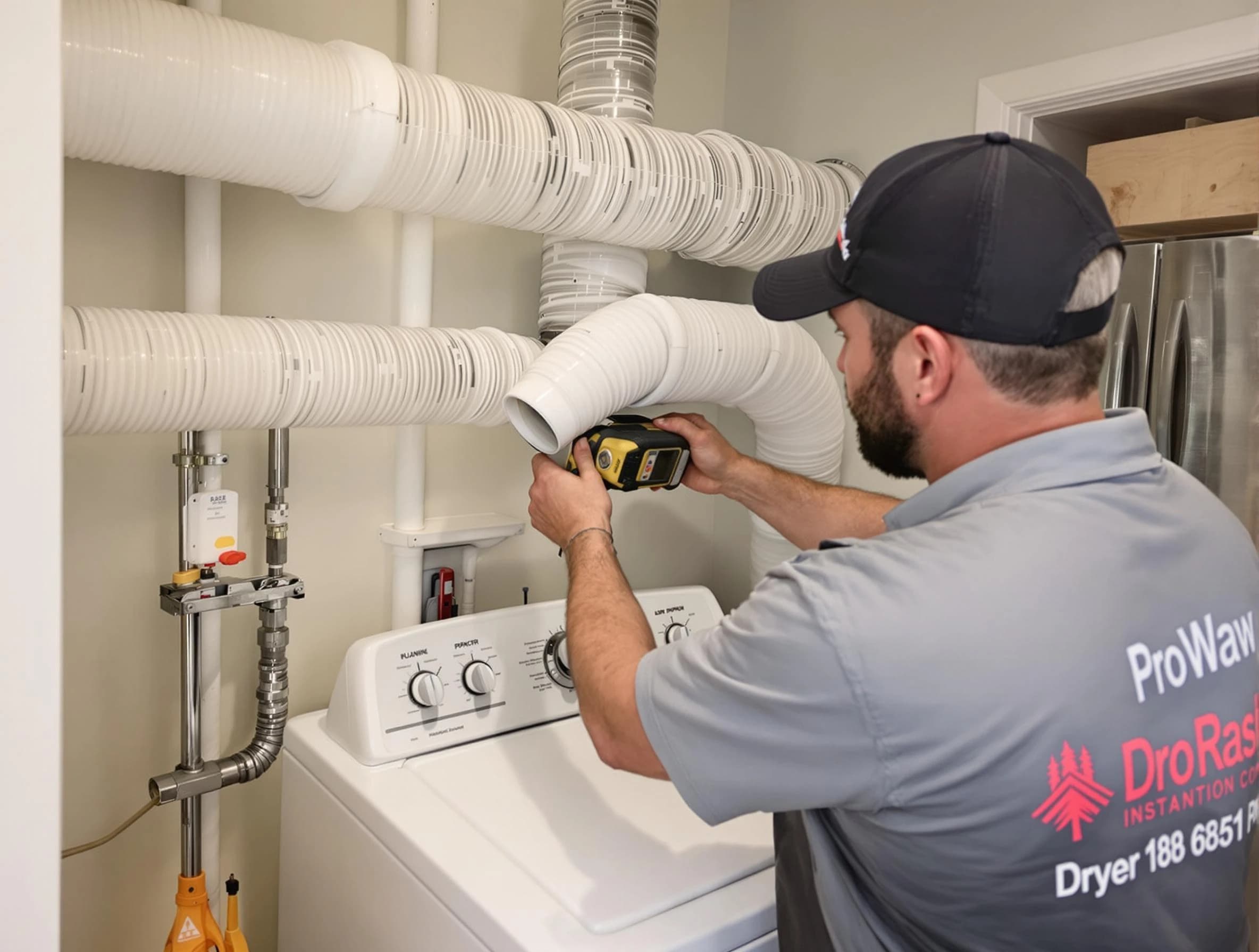 Professional dryer vent hose installation by Thornton Dryer Vent Cleaning in Thornton