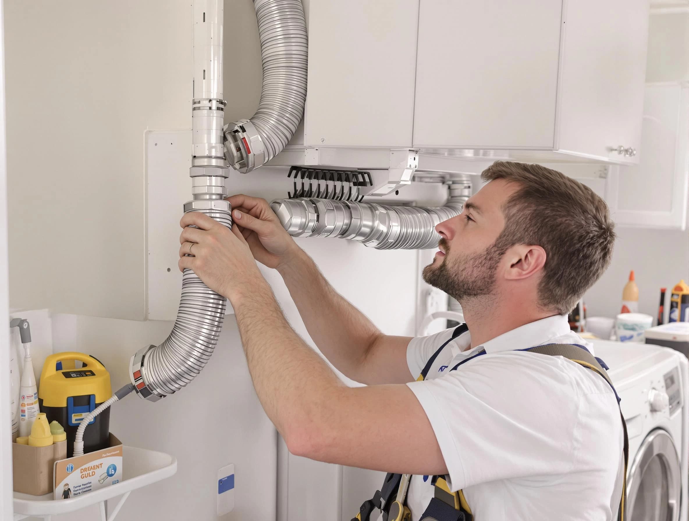 Professional dryer vent repair and installation by Thornton Dryer Vent Cleaning in Thornton