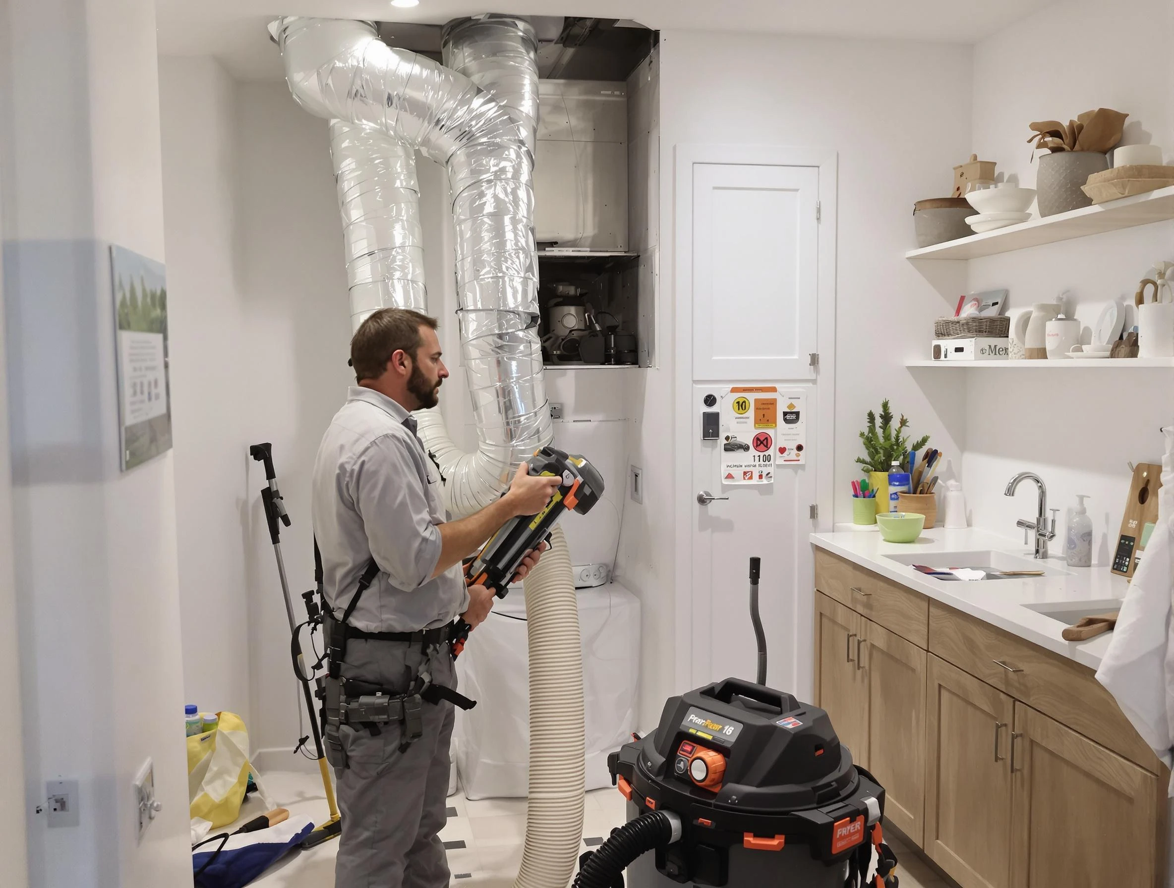 Clogged Dryer Vent Cleaning in Thornton