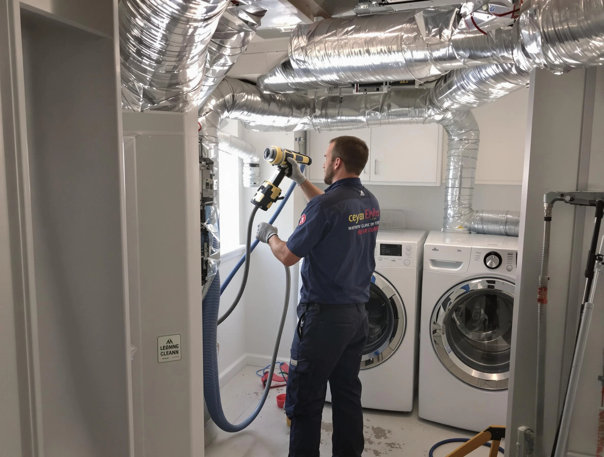 Thornton Dryer Vent Cleaning specialist using advanced equipment for thorough duct cleaning in Thornton